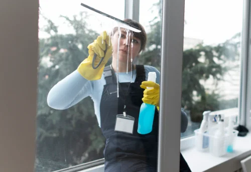 Nettoyage de vitres intérieures et extérieures à Pontavert